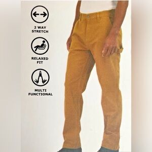 Colorado Clothing Men's Versatile Brown Cargo Canvas Work Pants 38x30